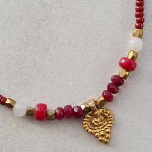 Gargantilla Nepal Nira Rojo