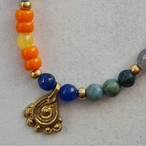 Collar Nepal Ritual Mostaza