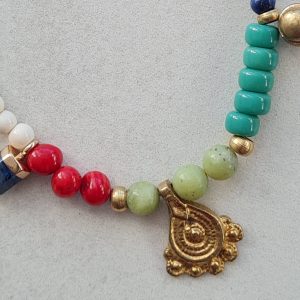 Collar Nepal Ritual Turquesa